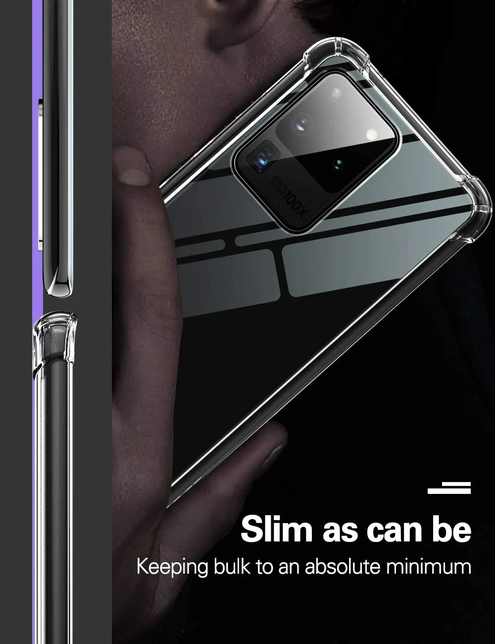MoKo Galaxy S20 Ultra cover rigida trasparente TPU