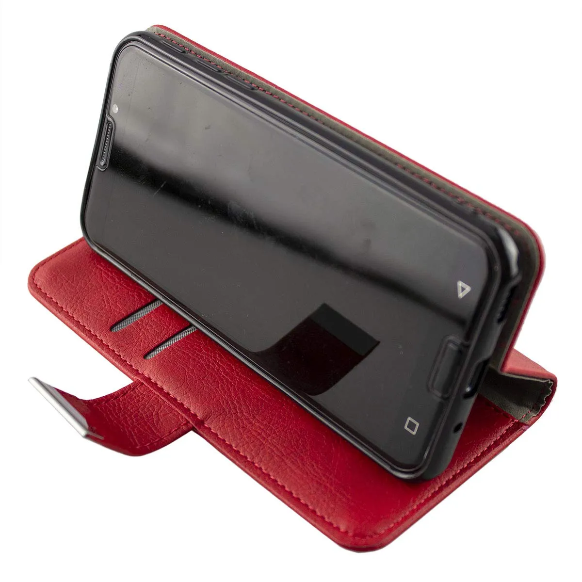 caseroxx Bookstyle Emporia Smart 3 Custodia Portafoglio Rossa