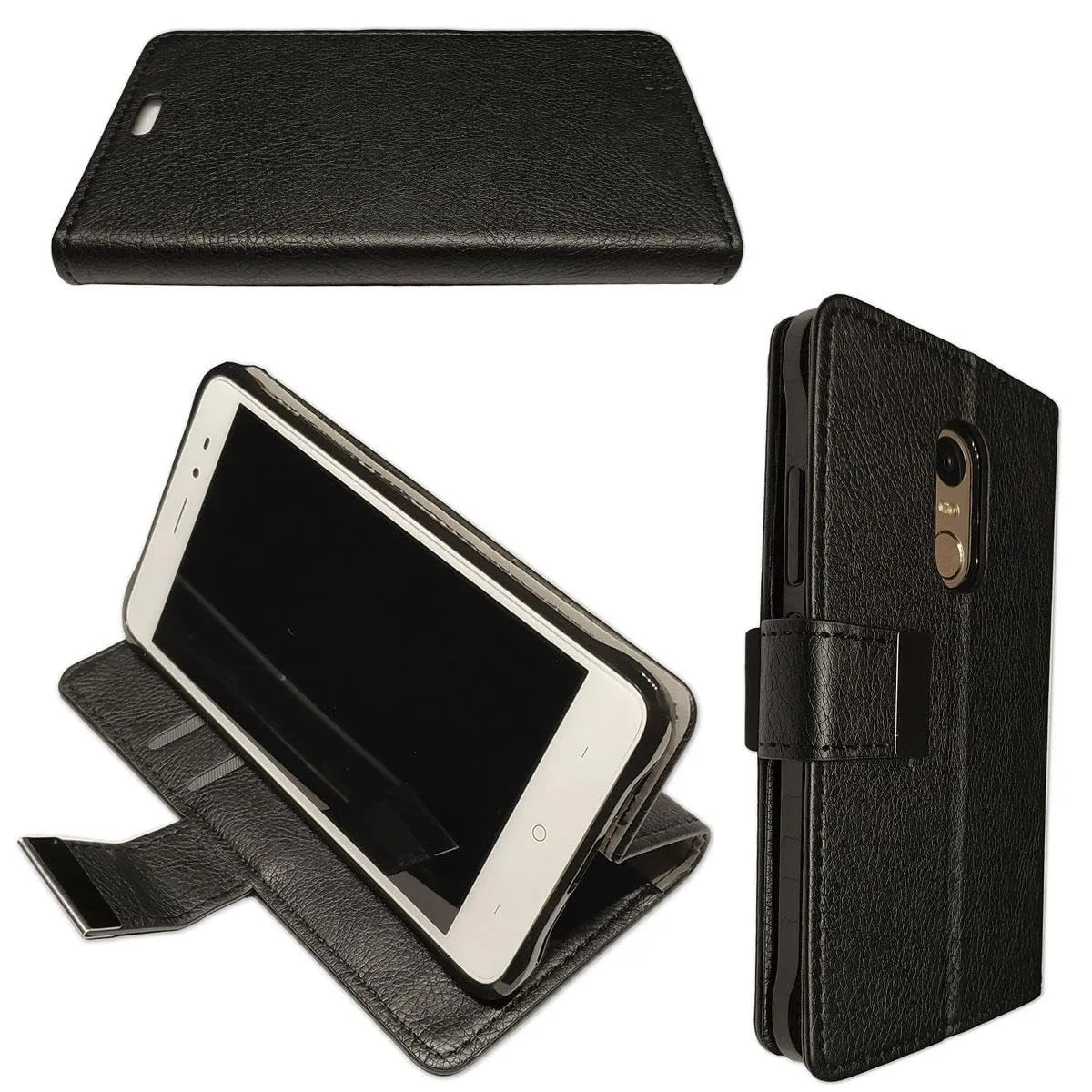 caseroxx Bookstyle Neffos X1 Lite custodia nero portacarte