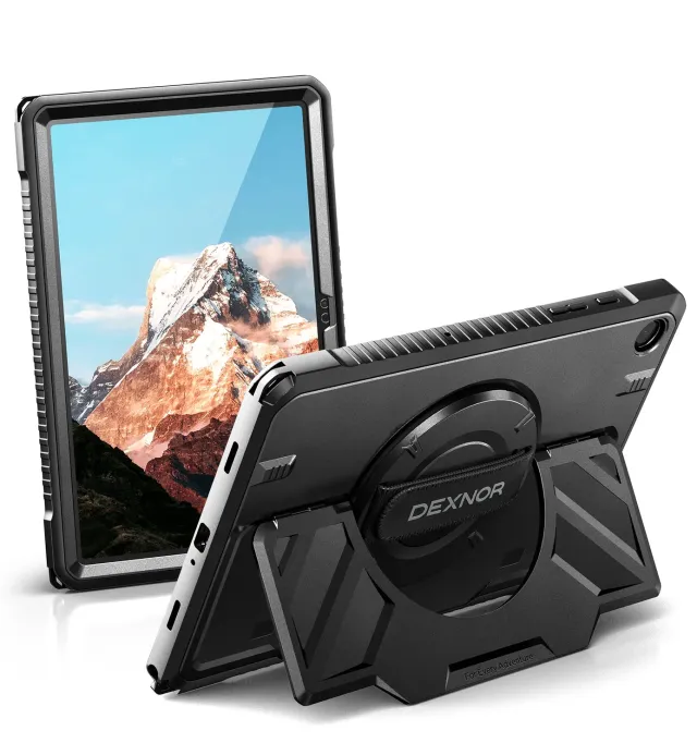 Dexnor Galaxy Tab A9 Plus 11" custodia nera rugged