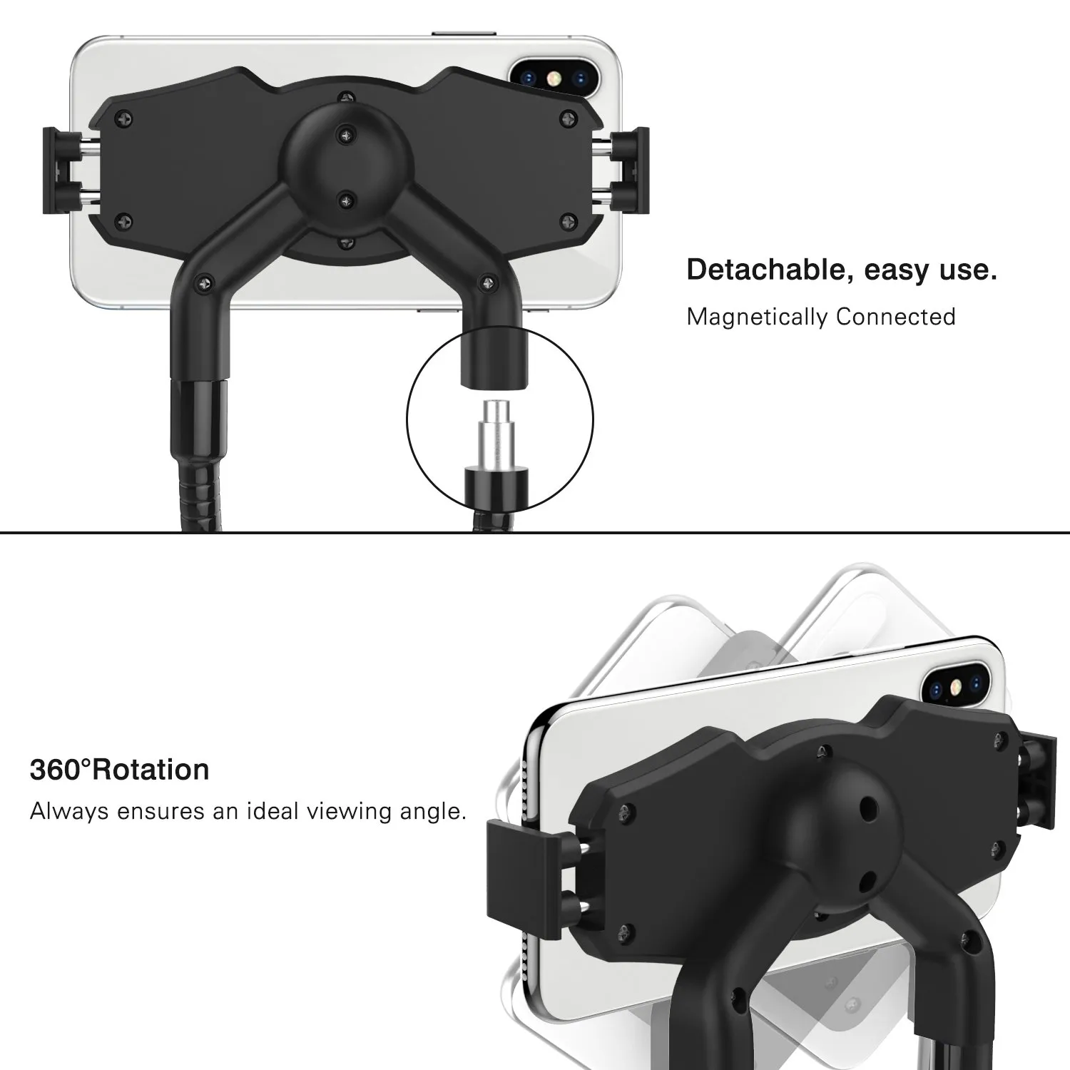 MoKo Supporto Smartphone Tablet 4-10.5" Collo Flessibile