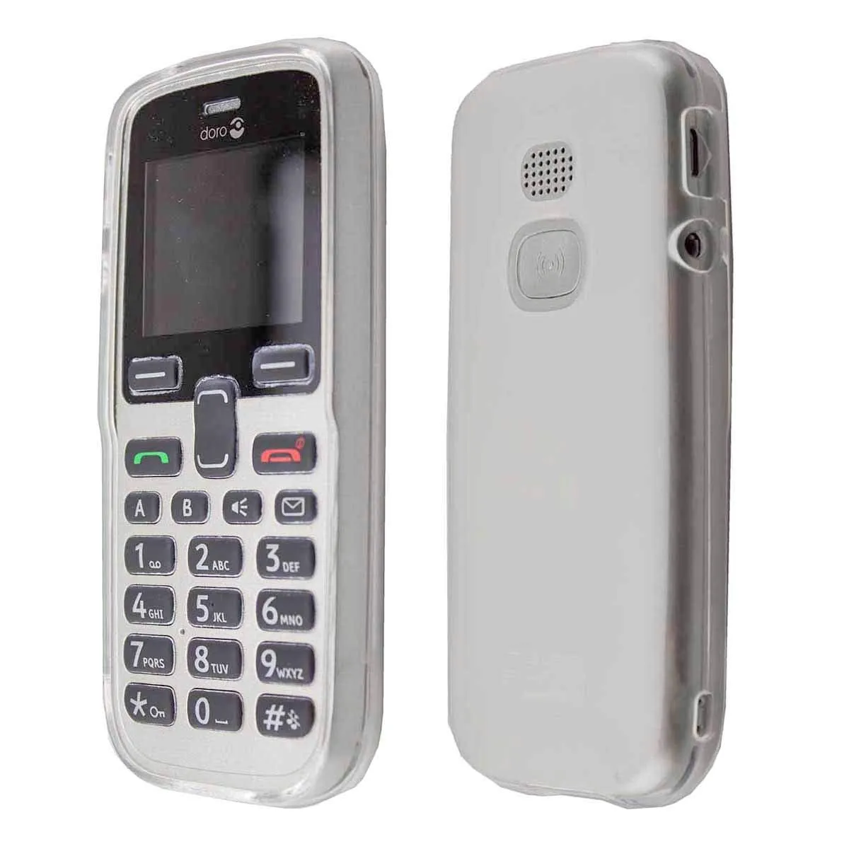 caseroxx Custodia TPU Doro 5030/5031 cover trasparente antiscivolo
