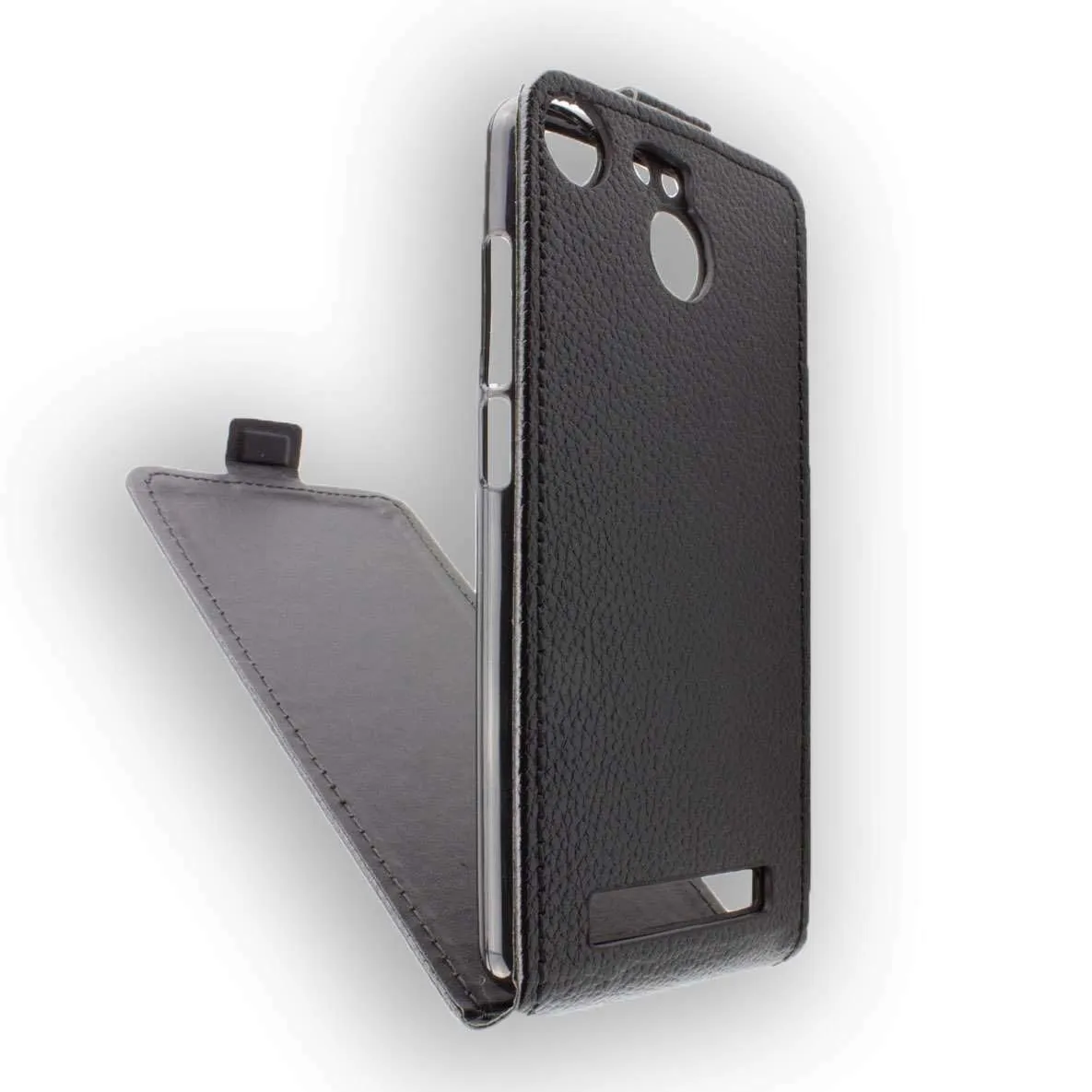 caseroxx Flip Cover Bush B4 5 Inch nera magnetica