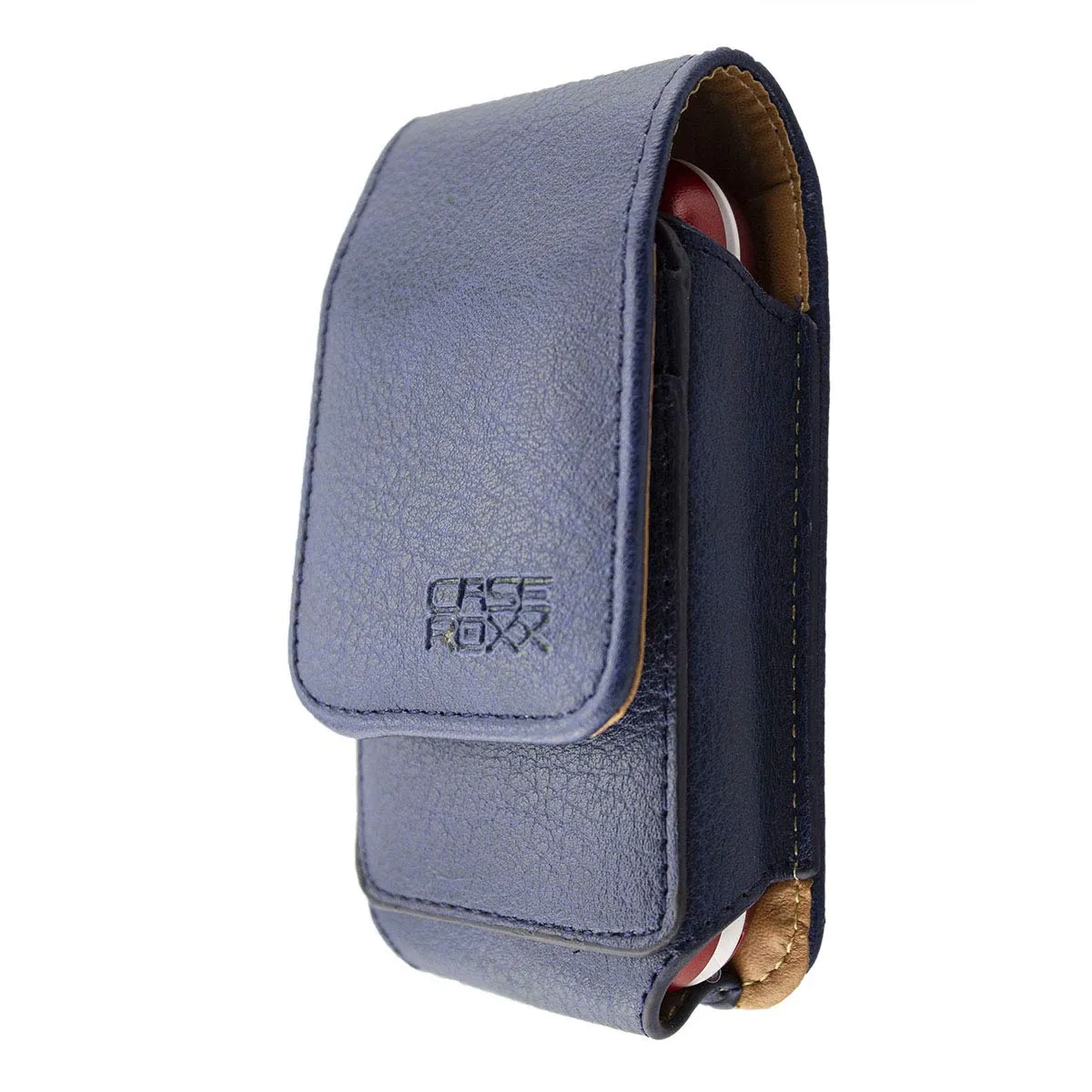 caseroxx Doro 6060 6061 marsupio pelle azzurro cintura