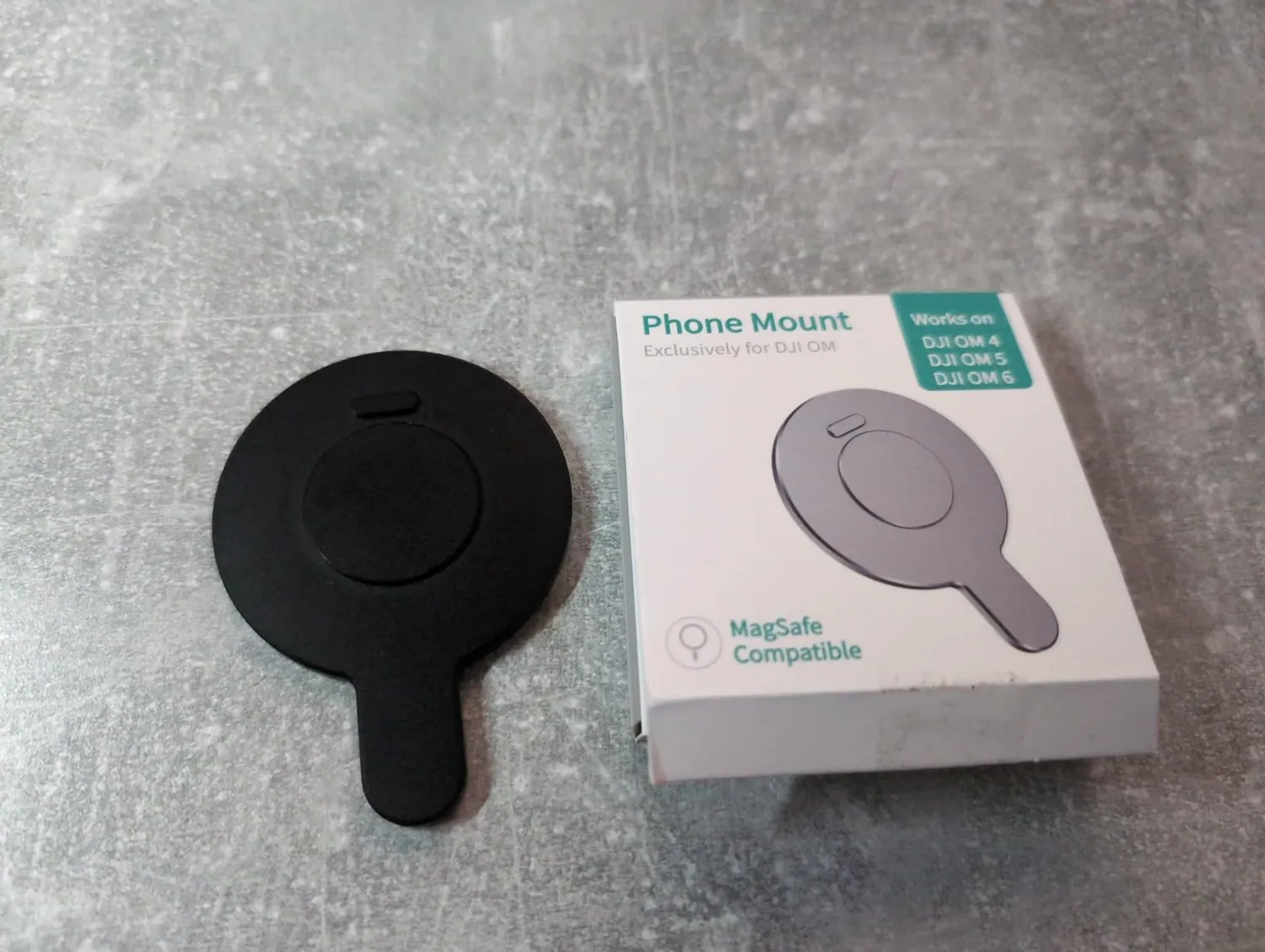 CloudValley base magnetica gimbal DJI OM telefono nero metallo