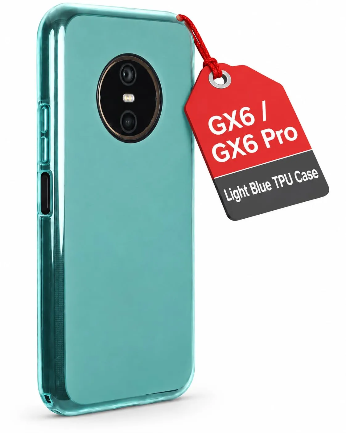 caseroxx GX6 Custodia TPU Gigaset GX6 Pro Nero Antiscivolo