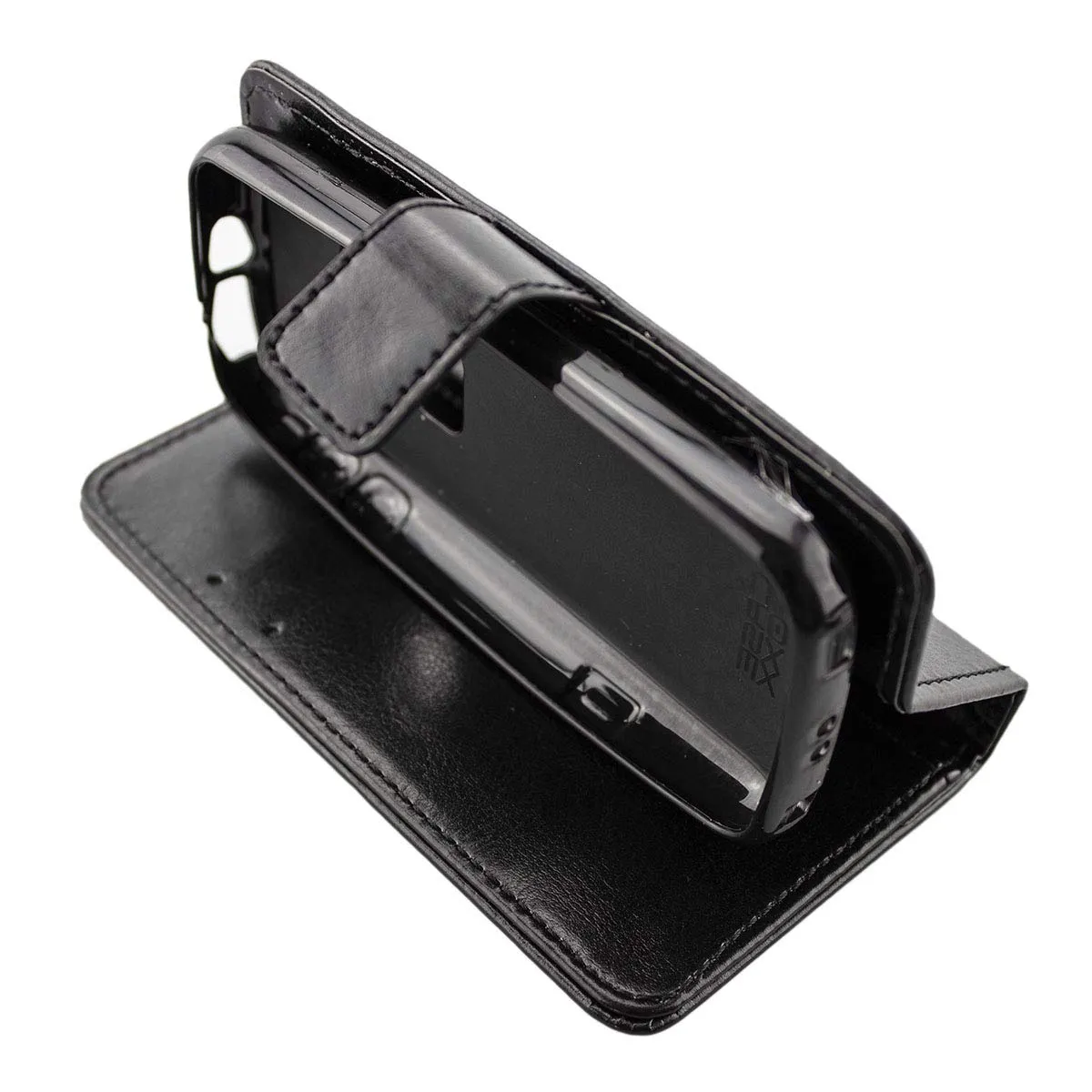 caseroxx Bookstyle custodia Doro Secure 580 nero carte
