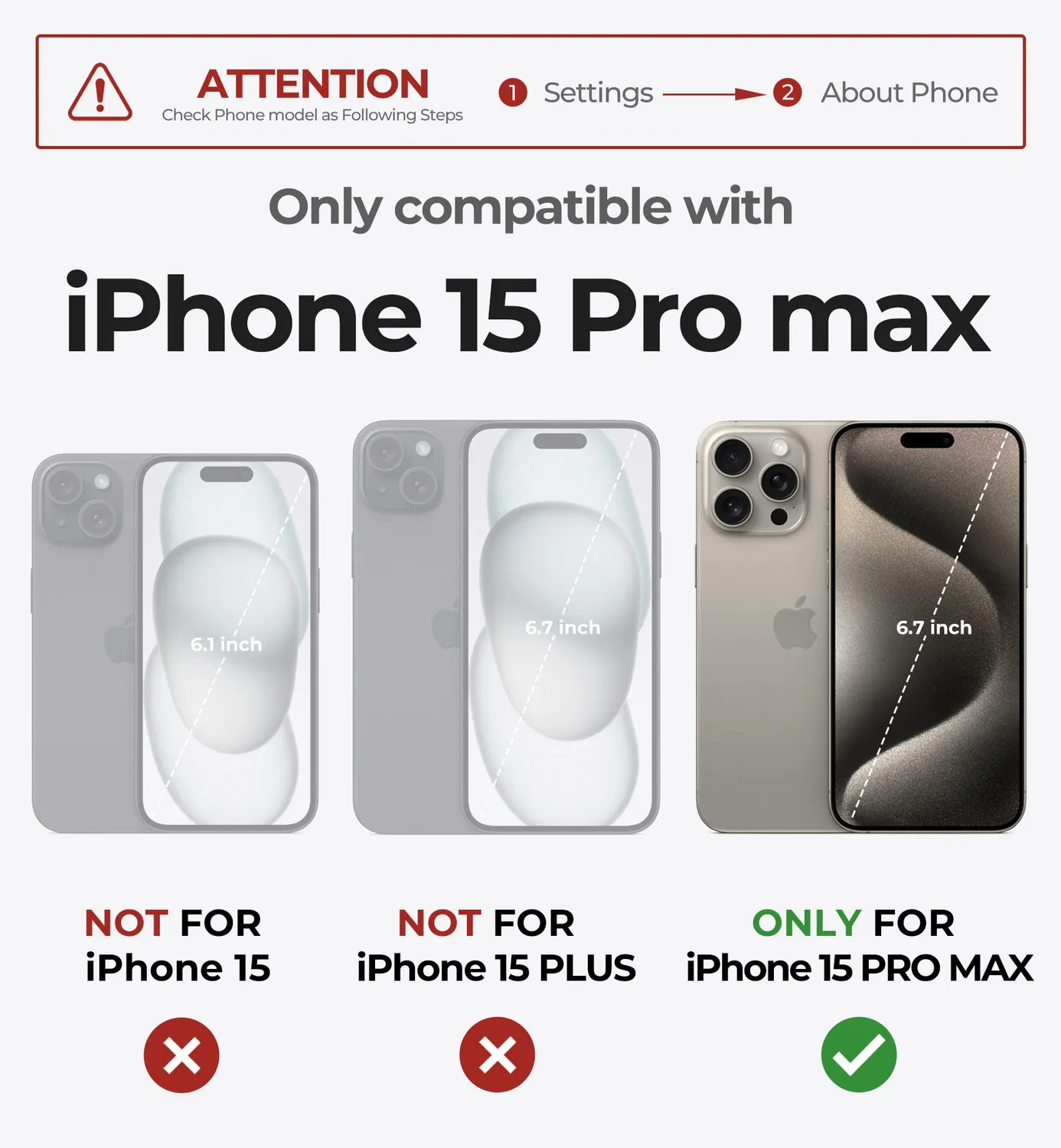 Dexnor iPhone 15 Pro Max custodia MagSafe nera rugged