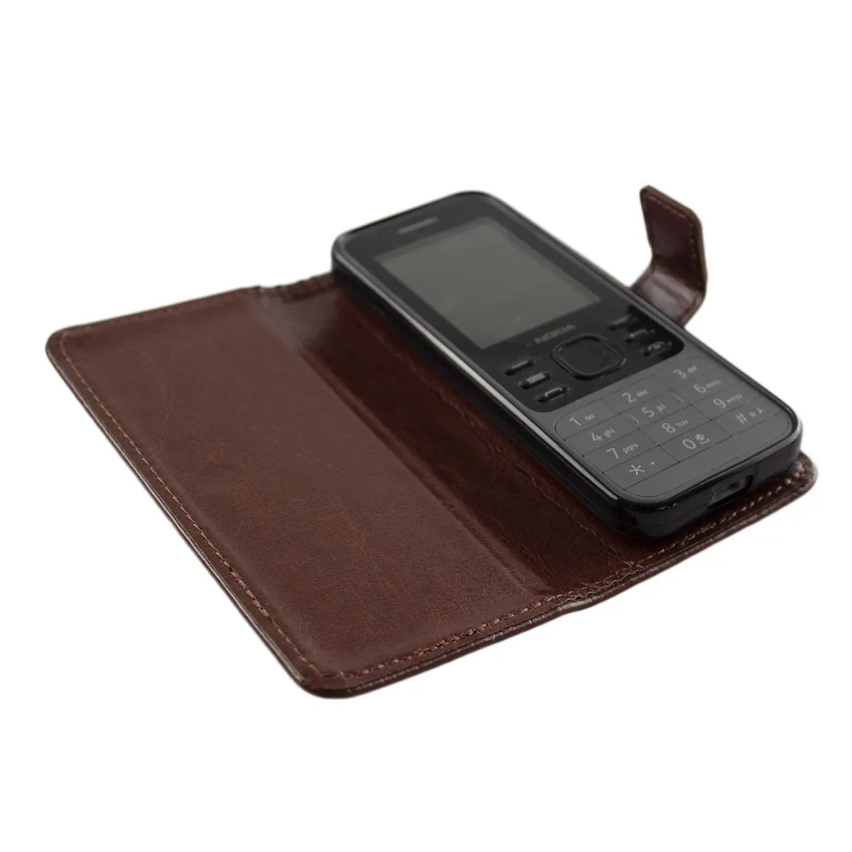 caseroxx Bookstyle Nokia 6300 4G portafoglio marrone