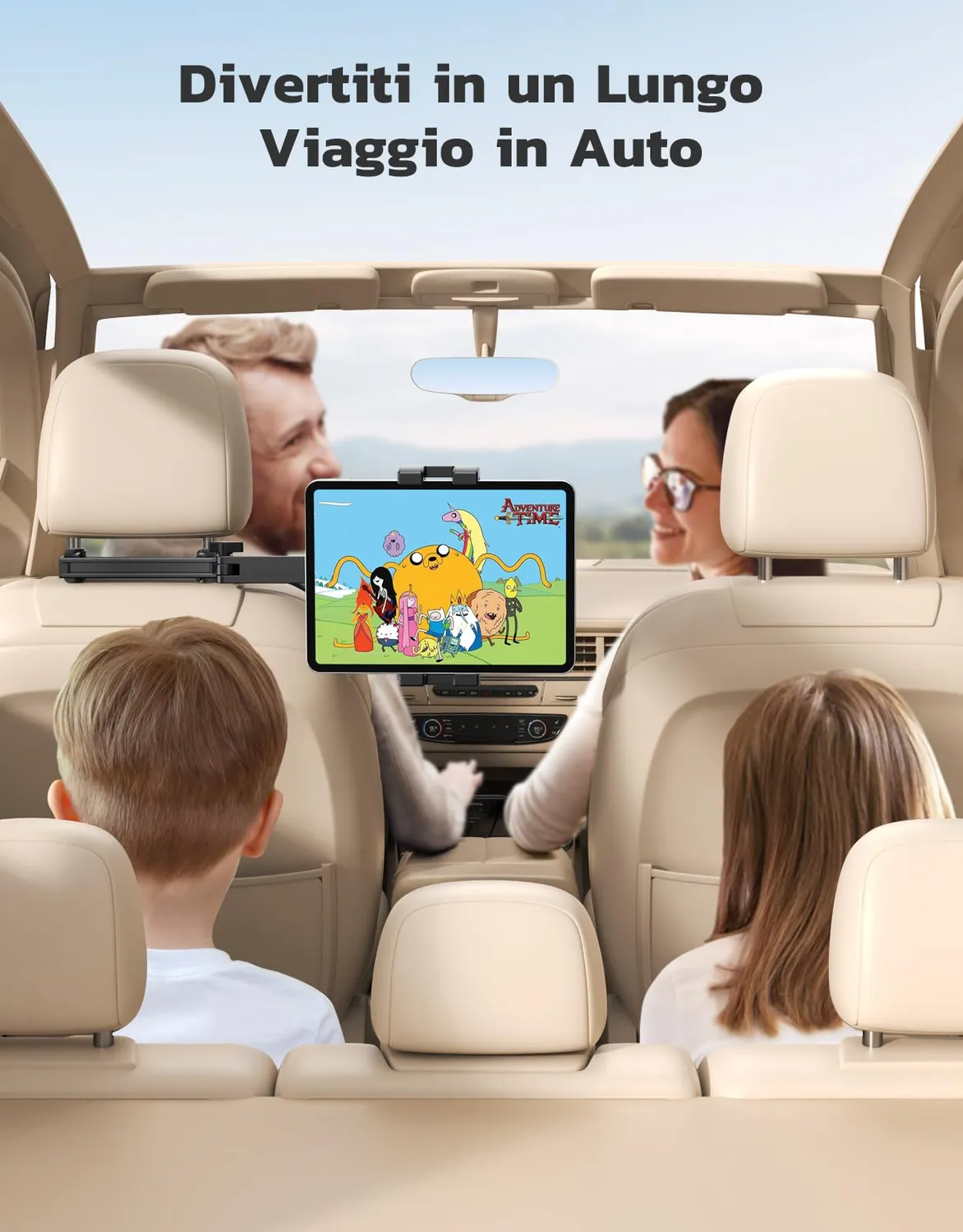 EOIWUY Supporto Tablet Auto Poggiatesta 4,7-12,9 Pollici