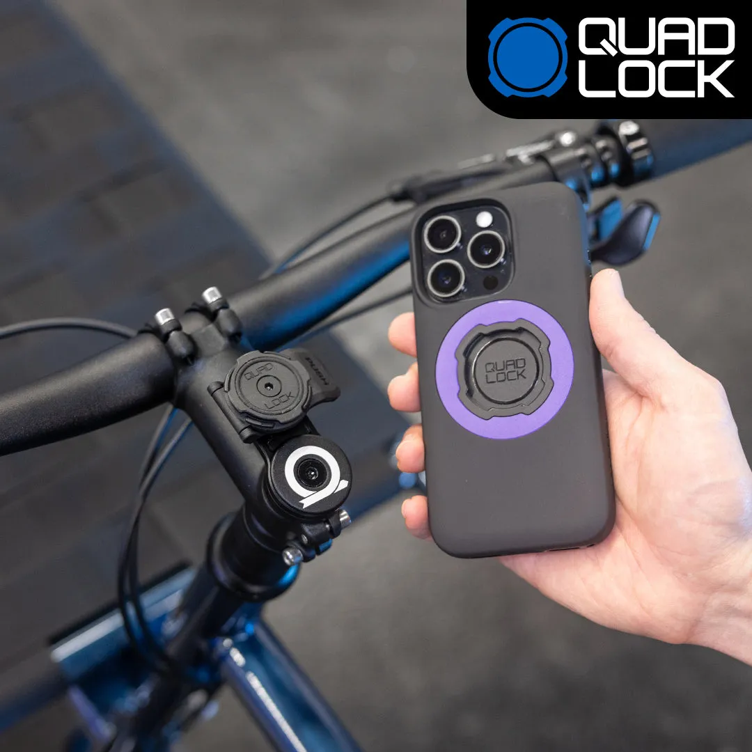 Quad Lock Stem Cap Supporto Tappo Manubrio Bici Alluminio