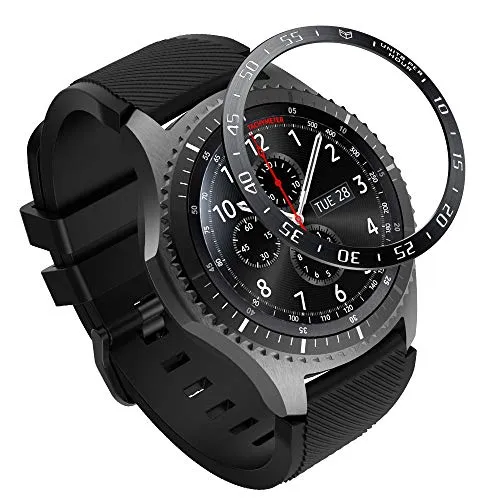 MoKo anello lunetta Galaxy Watch 46mm nero acciaio