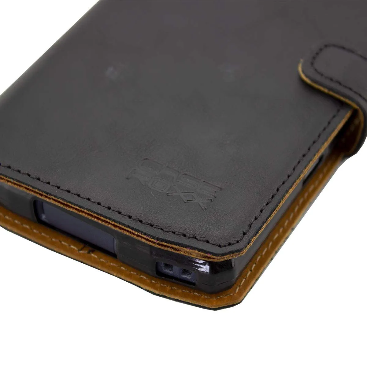 caseroxx Bookstyle Crosscall Core-X3 custodia pelle nera
