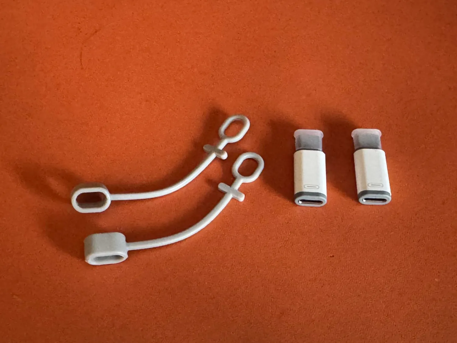 MoKo Adattatore Lightning a USB-C Solo Ricarica 4 Pezzi grigio