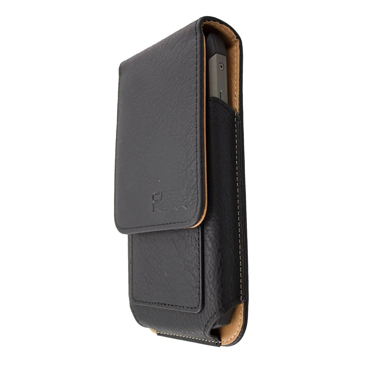 caseroxx Outdoor Blackview BV5800 Pro borsello pelle nero