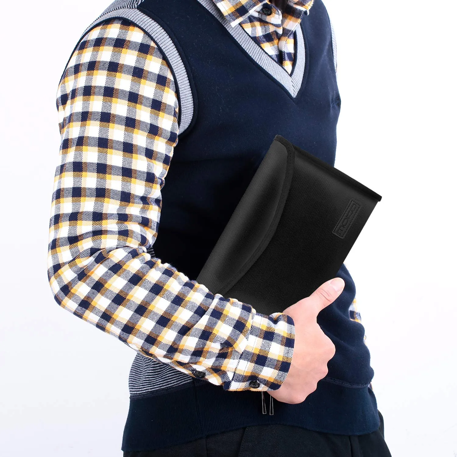 MoKo Sleeve Ignifuga 27x16,5 custodia documenti nera fuoco