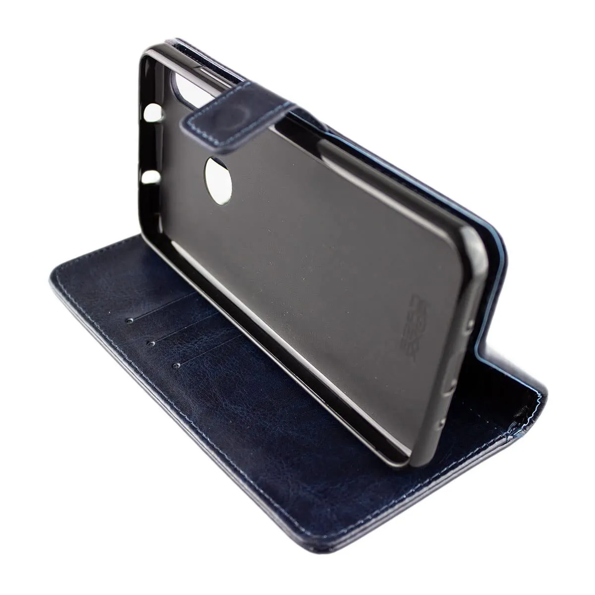 caseroxx Bookstyle custodia Beafon M6s azzurra antiurto