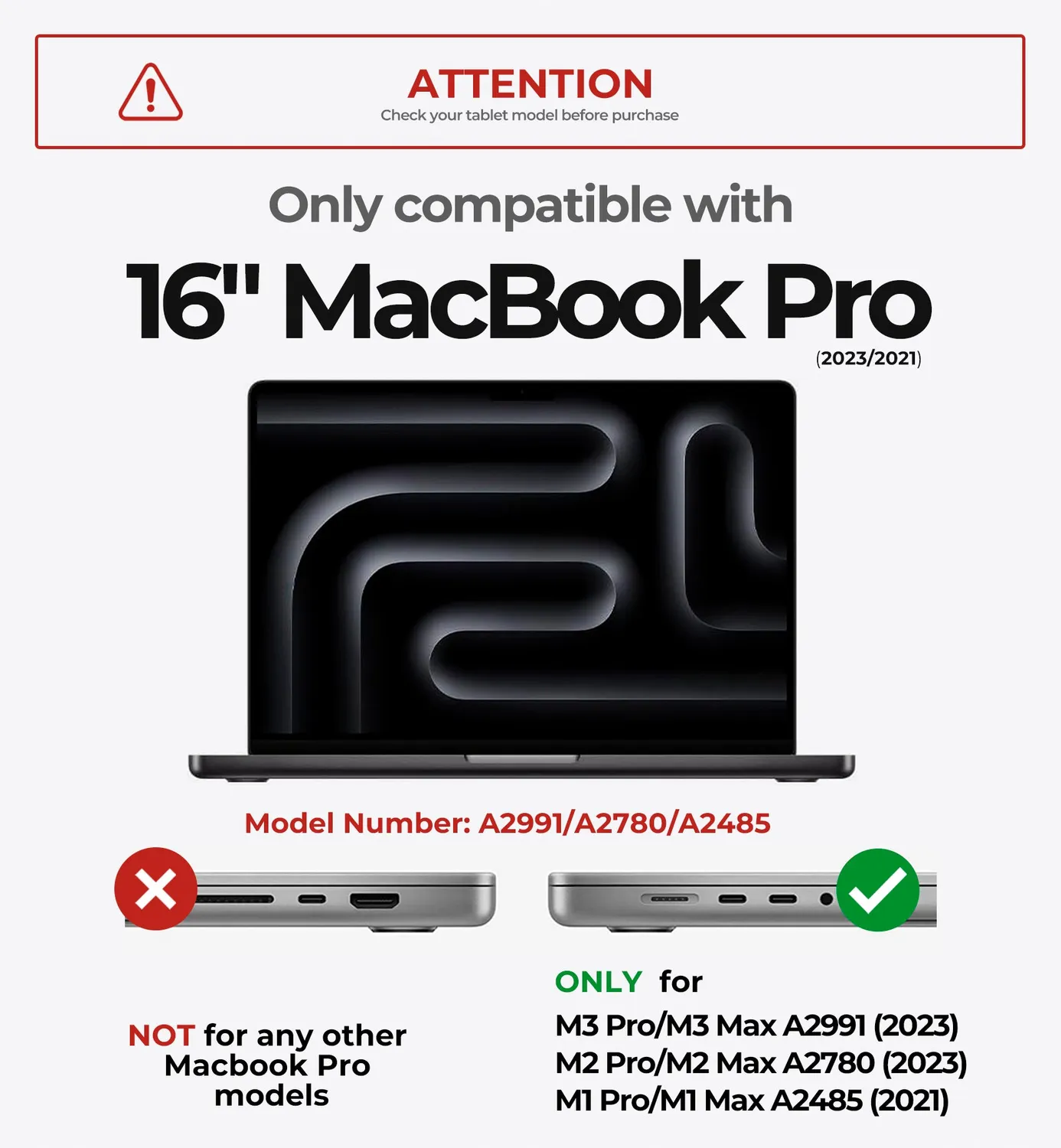 Dexnor MacBook Pro 16 2023 custodia nera con stand