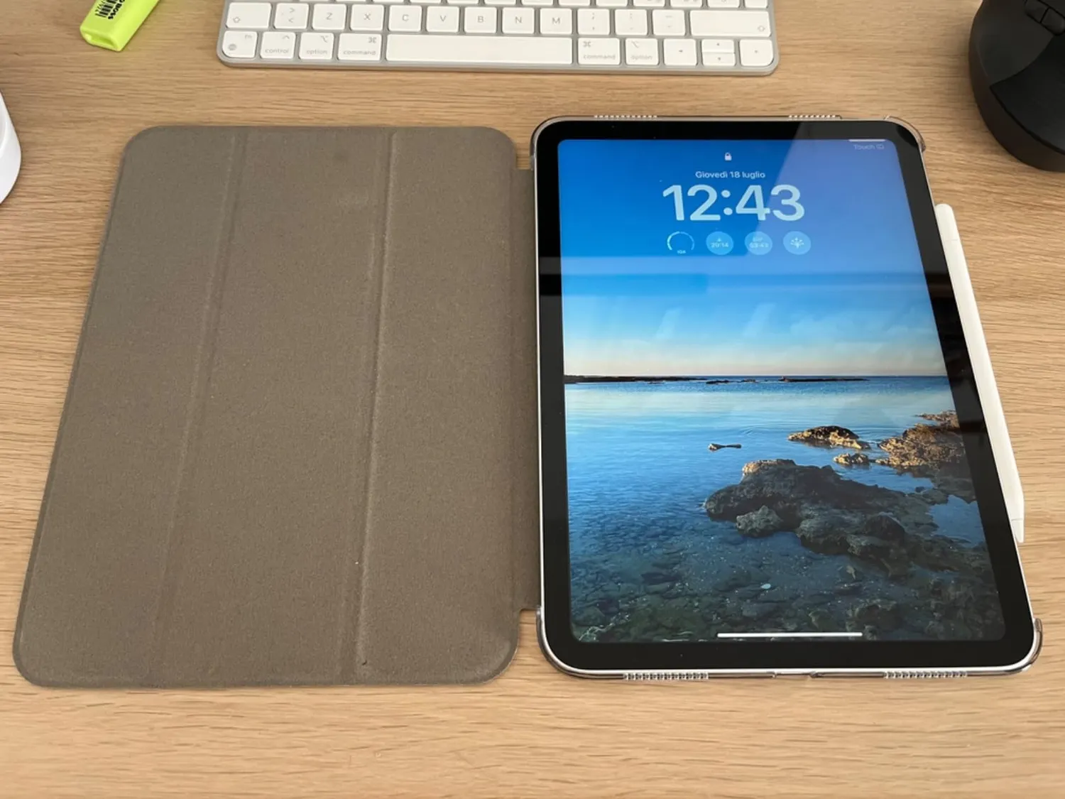 MoKo iPad 11 10 gen custodia blu marino