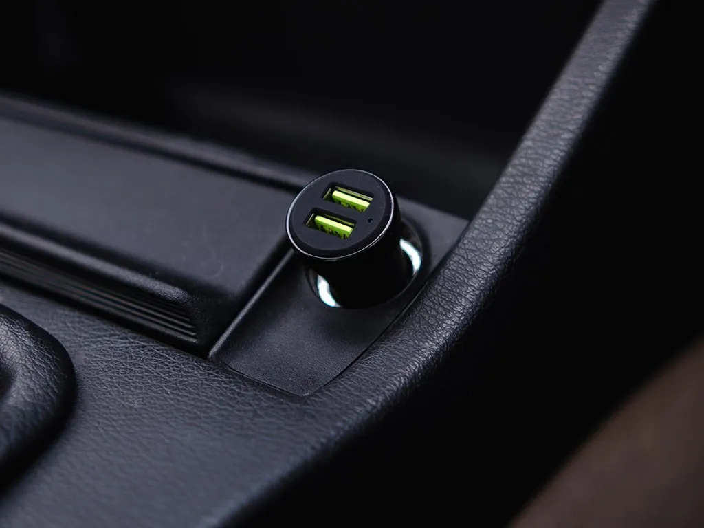 Quad Lock 360 caricabatterie auto USB doppio 12V