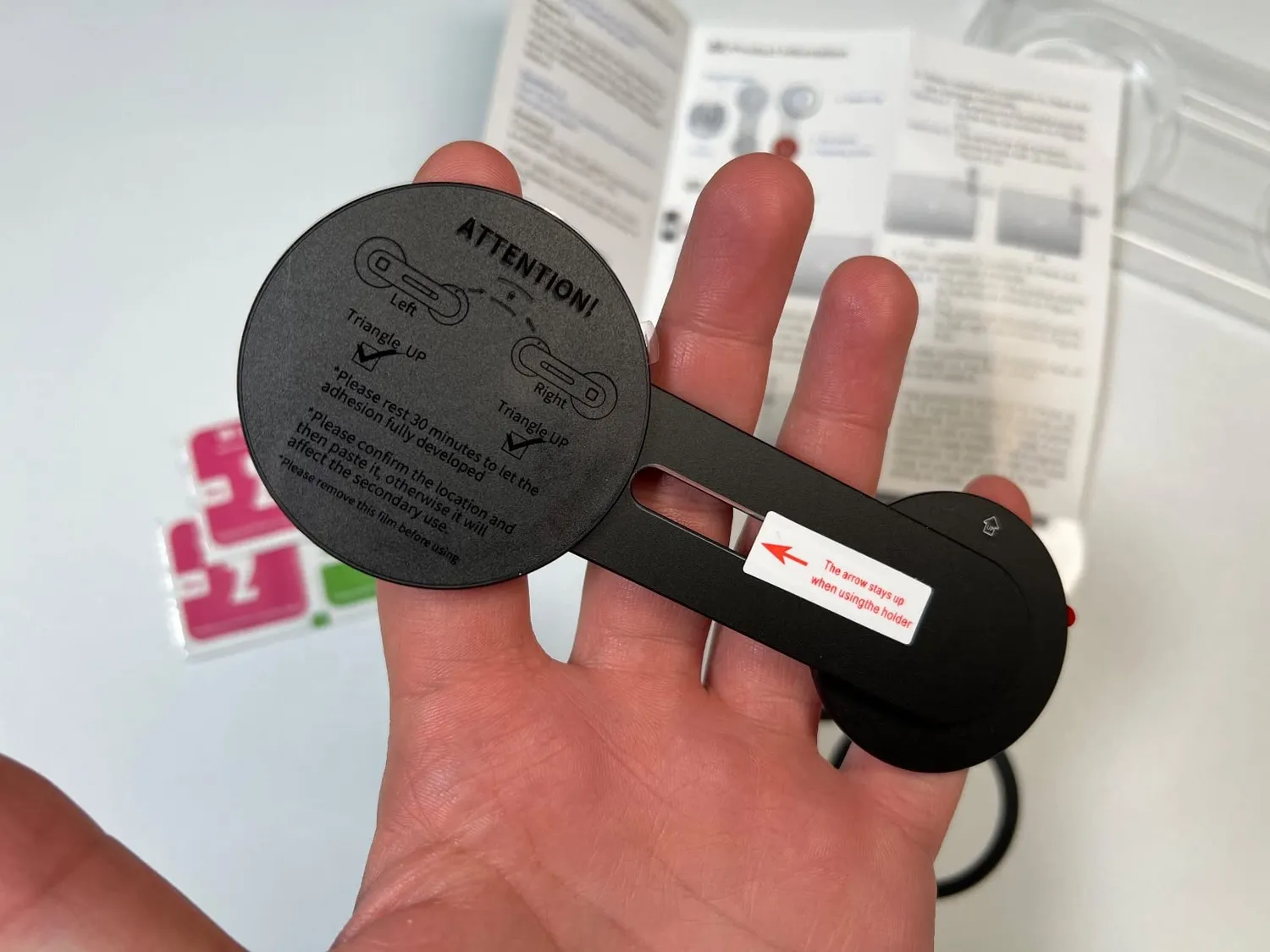 CloudValley supporto magnetico telefono laptop nero sottile