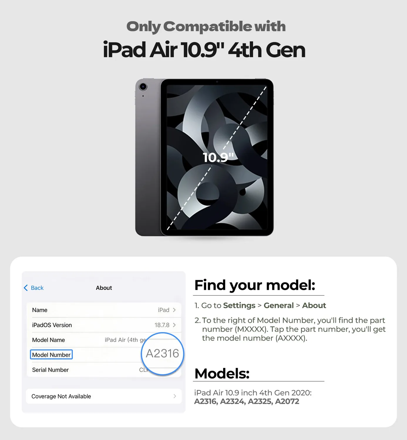 Dexnor iPad Air 4 10.9 custodia nera rugged con tracolla