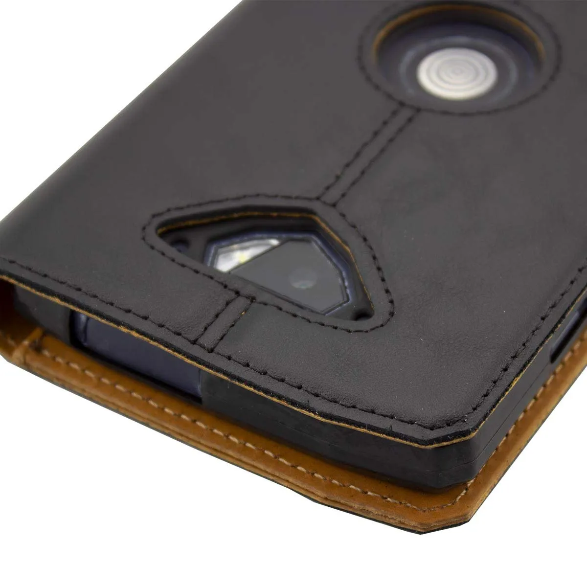caseroxx Bookstyle Crosscall Core-X3 custodia pelle nera
