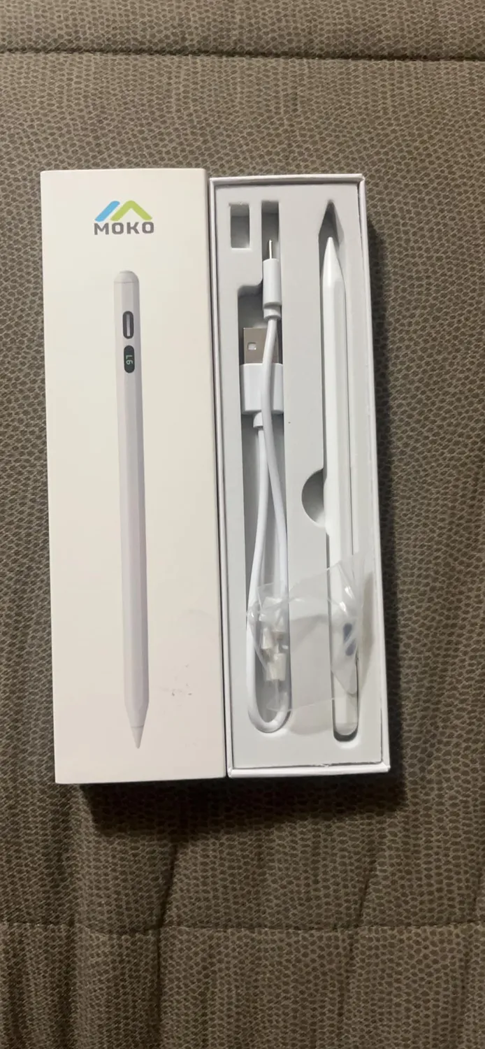 MoKo Penna Stilo Touch Display Bianco 4 Punte