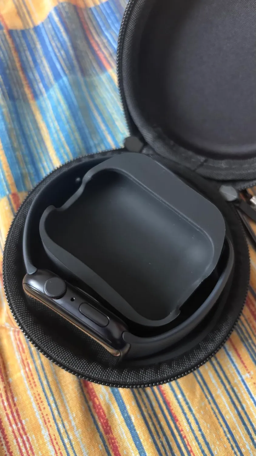 MoKo Custodia Viaggio Apple Watch AirPods Nera Organizer