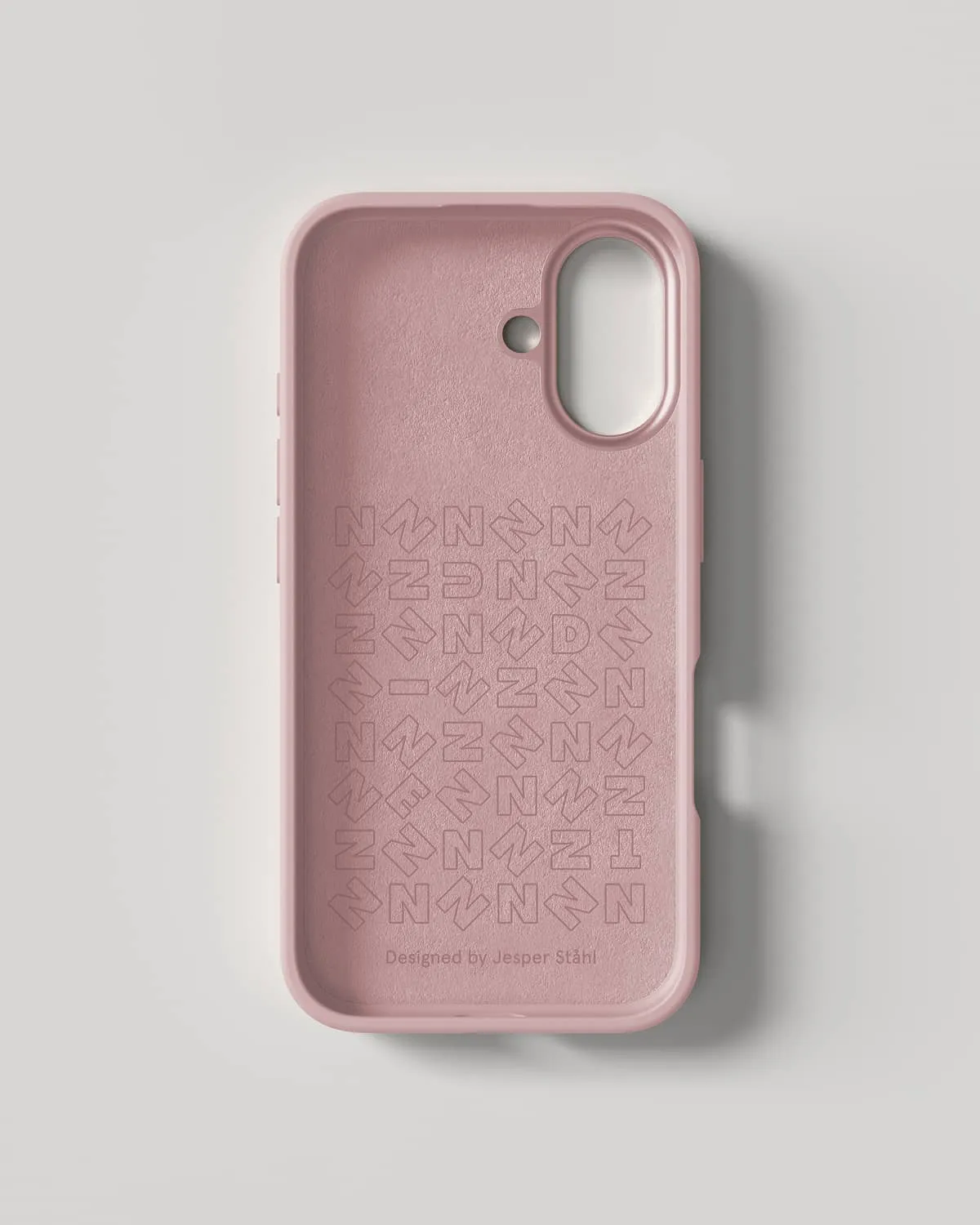 Nudient Bold Case iPhone 16 cover Dusk Pink MagSafe