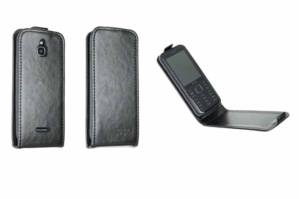 caseroxx Flip Cover Nokia 8000 4G custodia nera magnetica