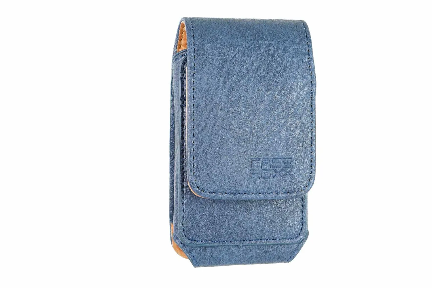 caseroxx SL645 borsello pelle vera azzurro con passante