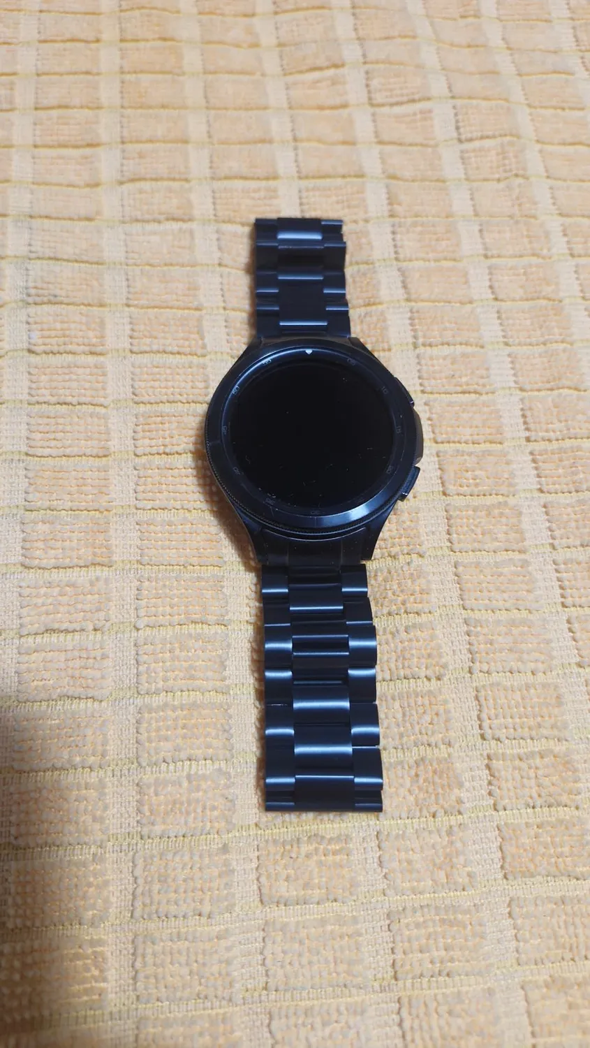 MoKo Cinturino Galaxy Watch Nero Metallo Acciaio