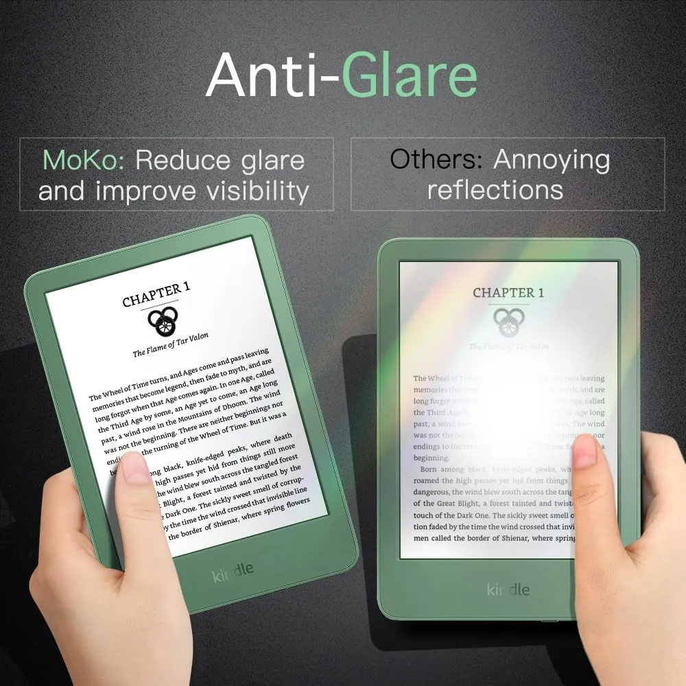 MoKo Pellicola Anti-Riflesso Kindle 11ª Gen 6" 2 Pezzi opaca