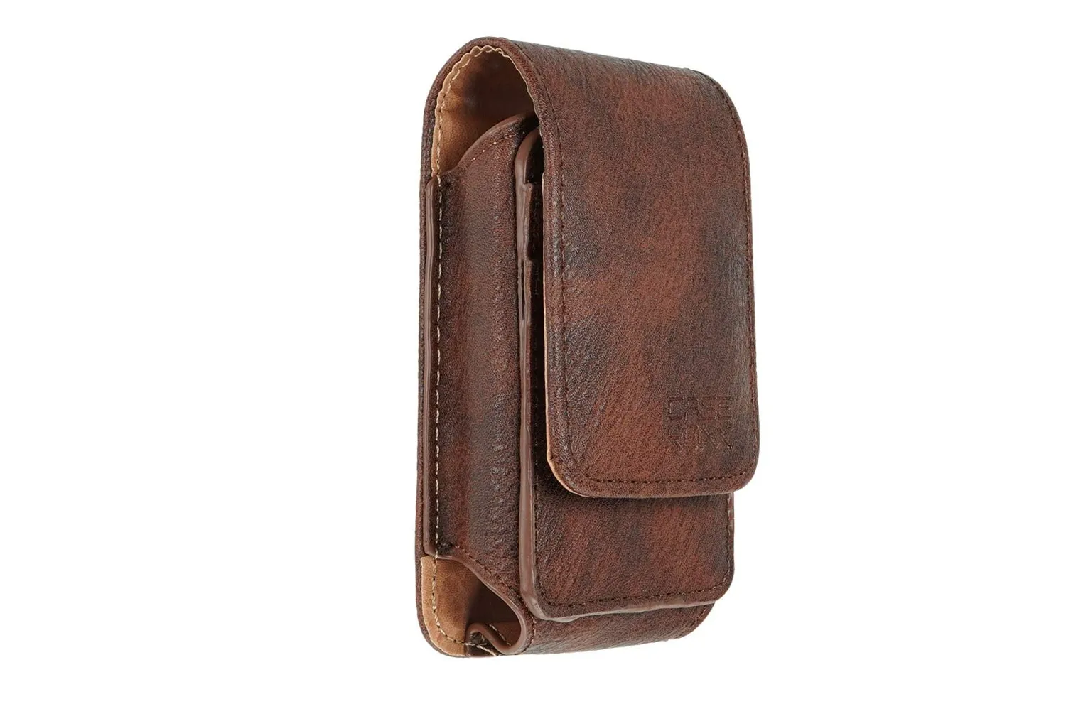 caseroxx Borsa Outdoor Fondina Ecopelle Marrone Magnetica