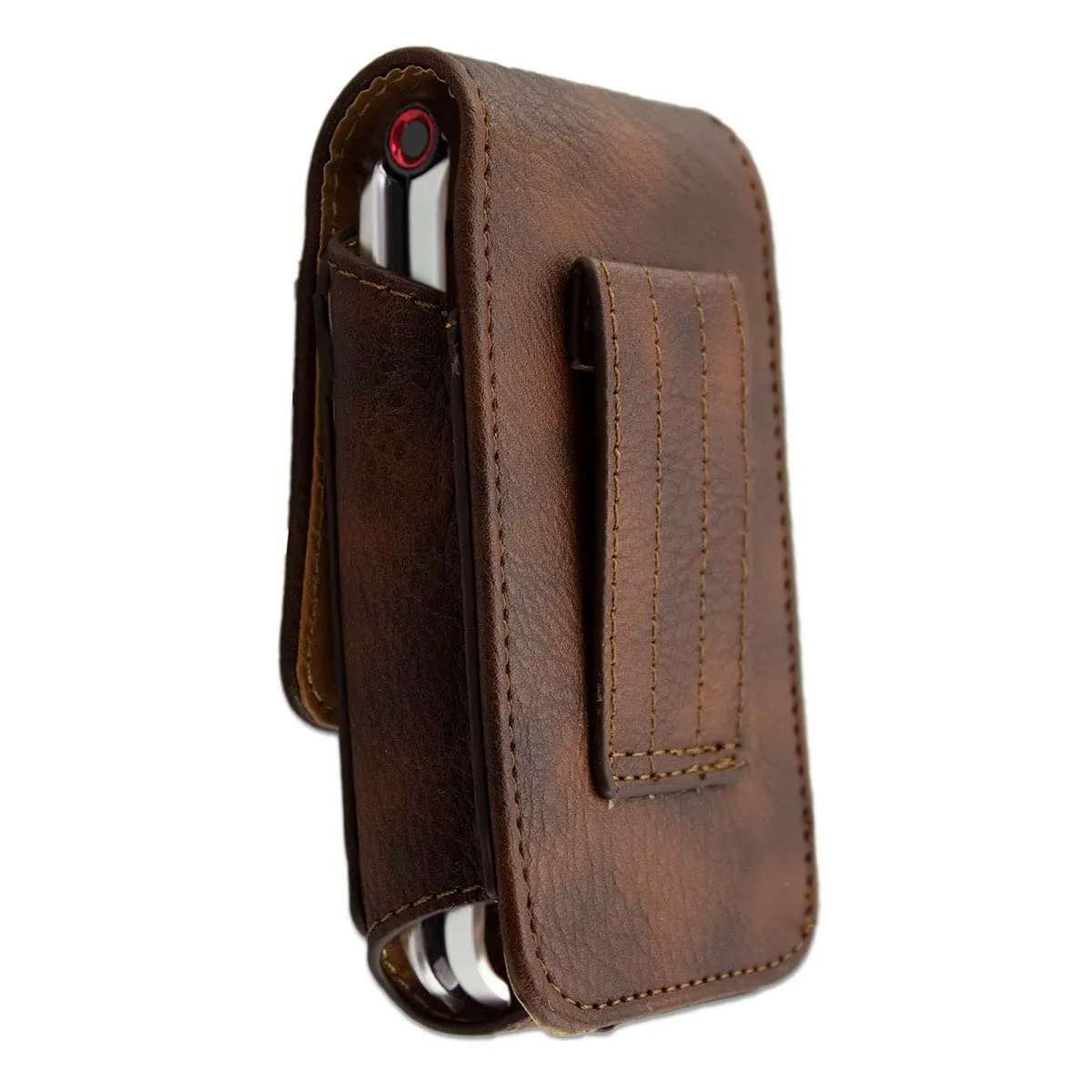caseroxx Joy-LTE borsello pelle marrone con passante cintura