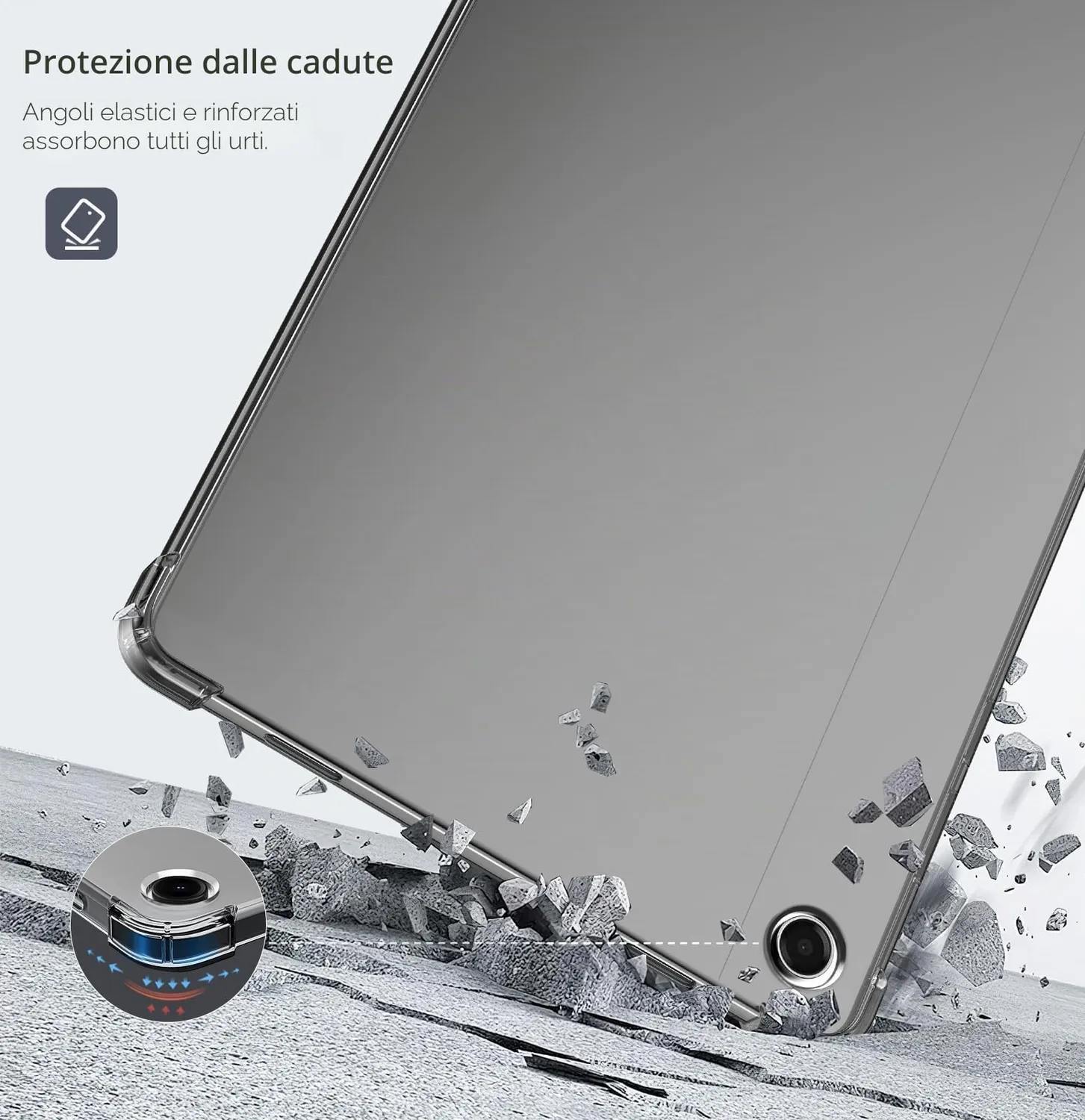 MoKo Cover Samsung Galaxy Tab A11+ 11" 2025 Nero TPU