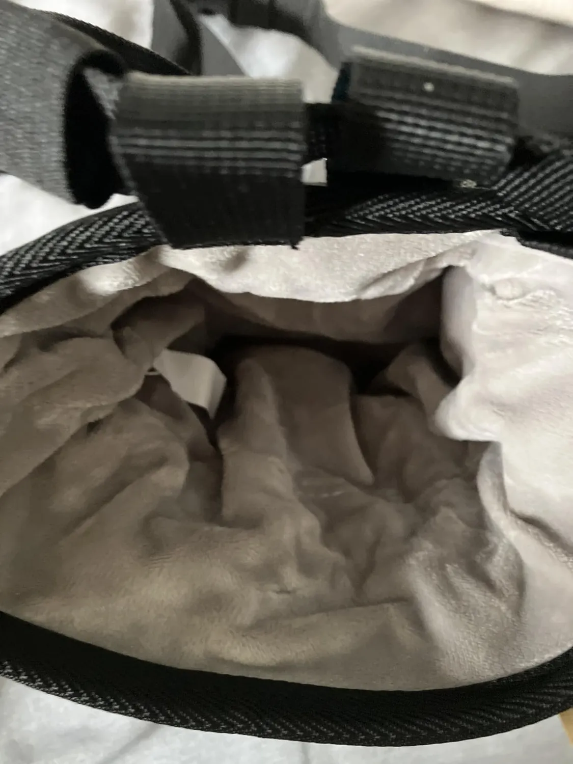 MoKo Borsa gesso arrampicata nera con cintura