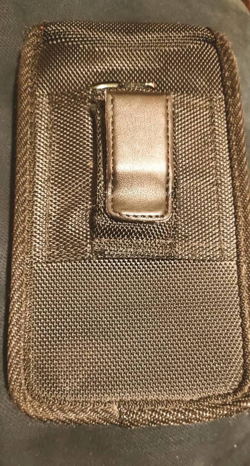MoKo Fondina Cellulare Nylon nera 6,7 pollici cintura