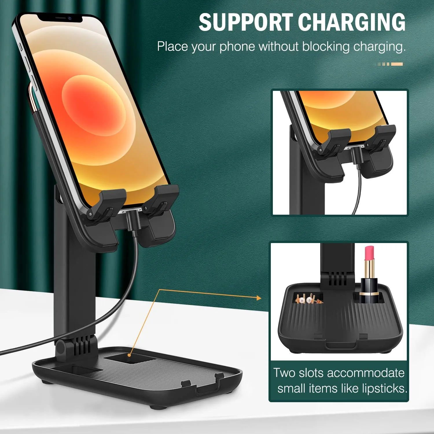 MoKo supporto tablet universale 13 pollici nero regolabile