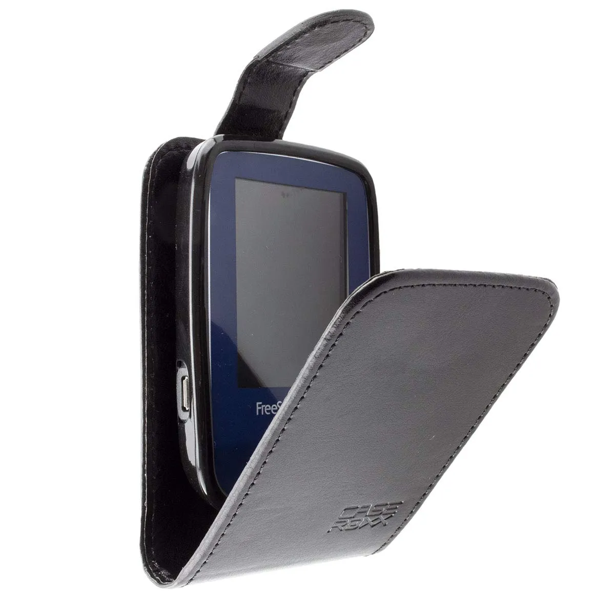 caseroxx Flip Cover Freestyle Libre 1/2/3 Nera Magnetica