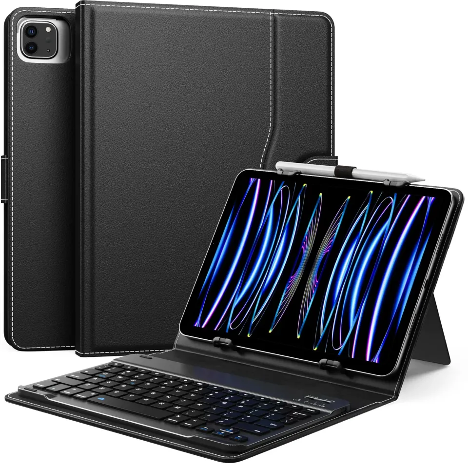 MoKo Custodia Tablet 9-11" Tastiera Bluetooth Nero Universale