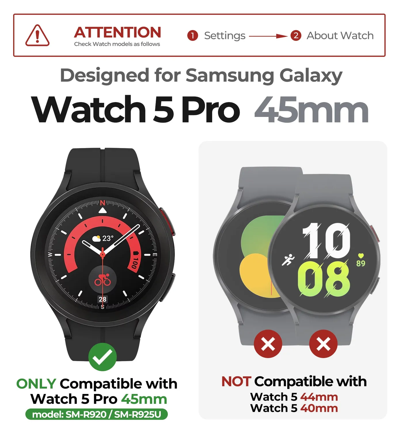 Dexnor Watch 5 Pro 45mm custodia nera antiurto