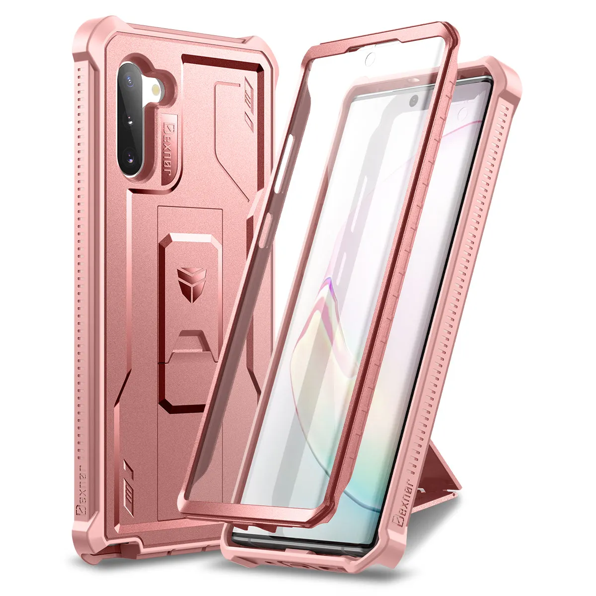 Dexnor Galaxy Note 10 cover nera con pellicola antiurto
