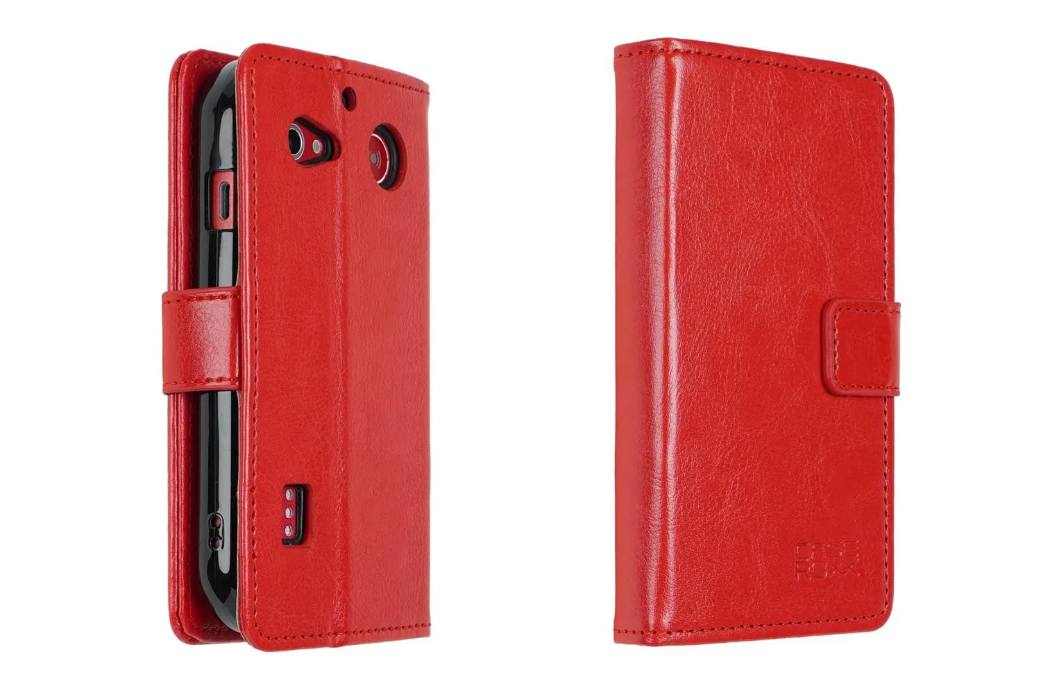 caseroxx Doro Leva L10 L11 custodia libro pelle rossa