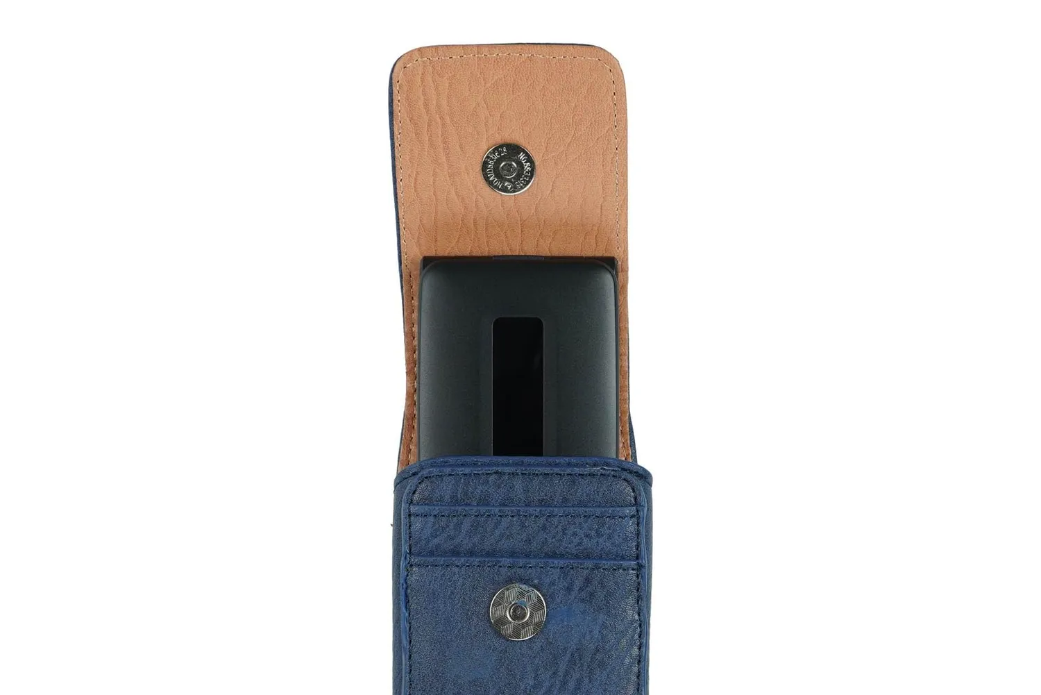 caseroxx Tasca SPC Titan Azzurra in Pelle con Passante Cintura