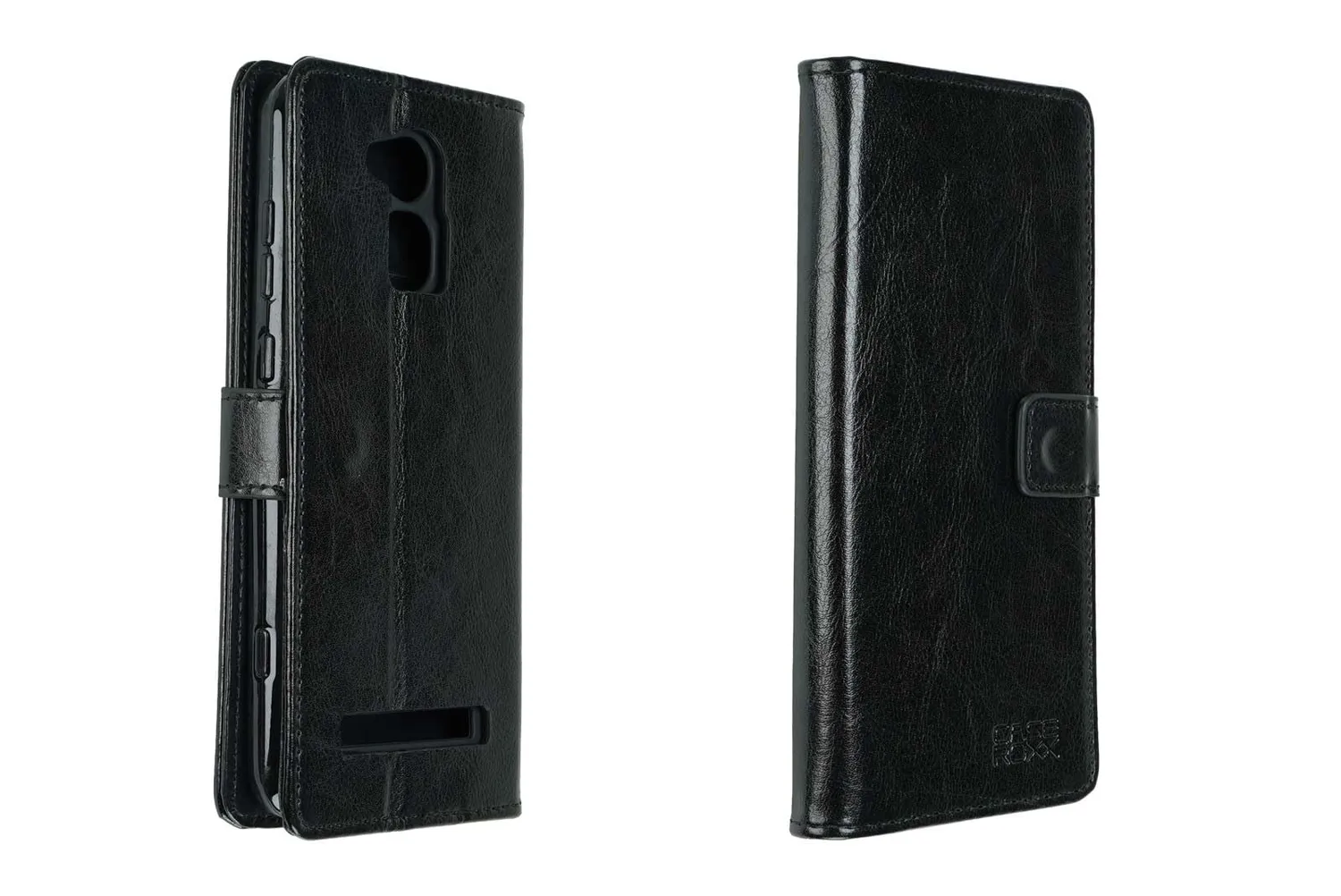 caseroxx Cover Libro SAIET STS550 Smart Senior Nera Stand