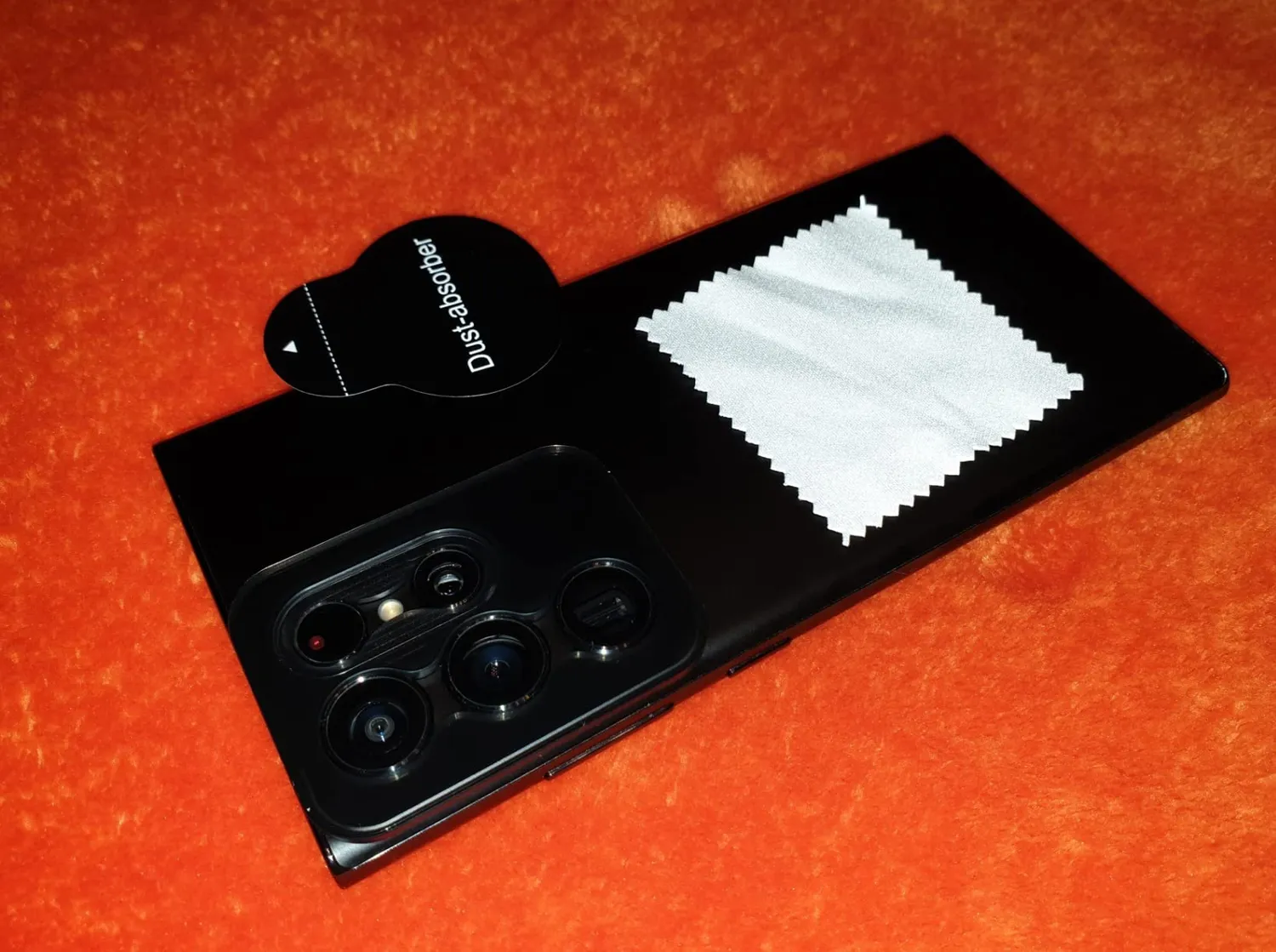 CloudValley Galaxy S22 Ultra vetro fotocamera nero 5pz