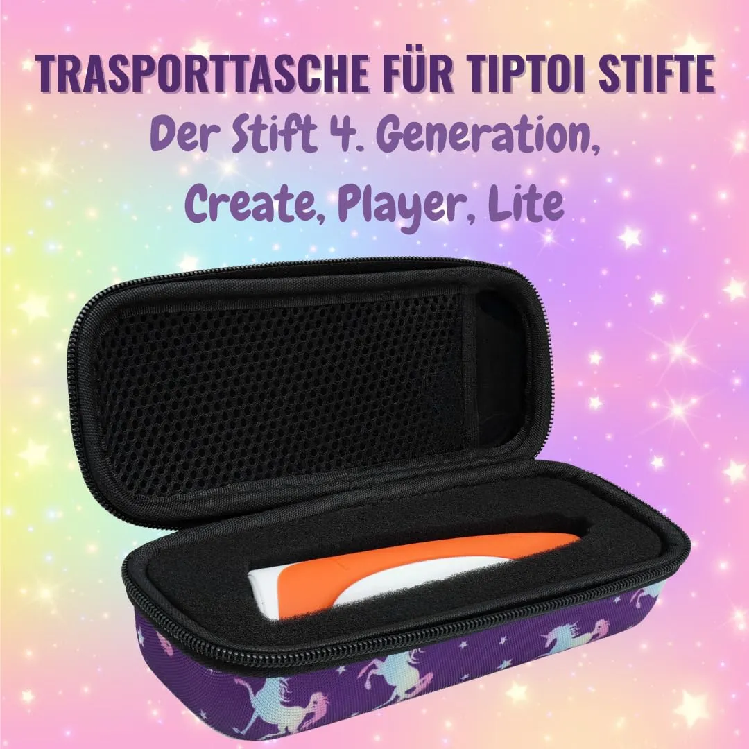 caseroxx Custodia TipToi EVA Unicorno Viola