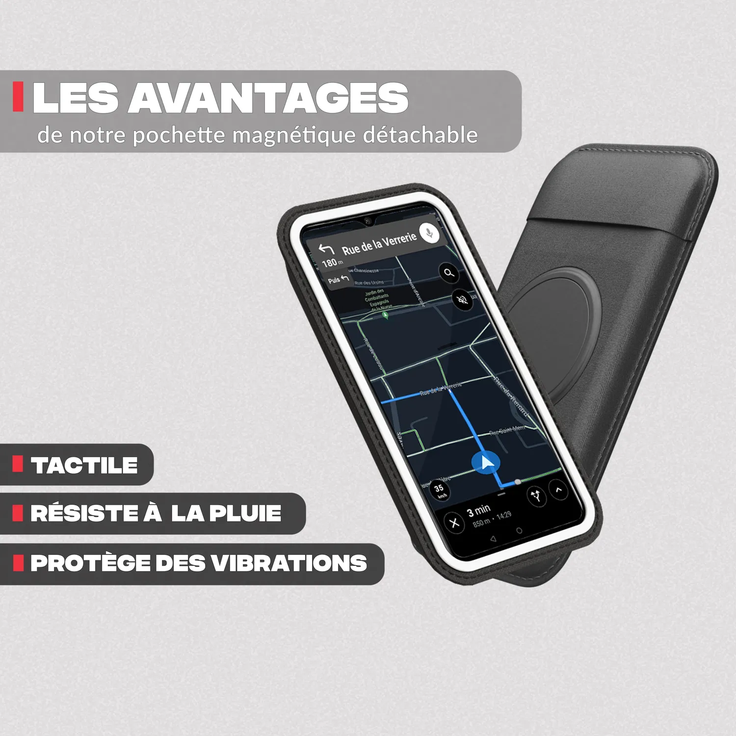 Shapeheart Mini Boost Supporto Telefono Moto Sterzo XL Antivibrazioni